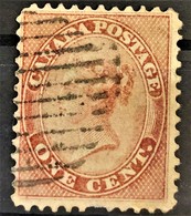 CANADA 1859 - Canceled - Sc# 14 - 1c - Used Stamps