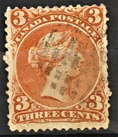 CANADA 1868/76 - Canceled - Sc# 25 - 3c - Used Stamps