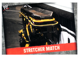 Wrestling, Catch : STRETCHER MATCH (MATCH TYPE CARD, 2008) Topps, Slam, Attax, Evolution, Trading Card Game, 2 Scans TBE - Tarjetas