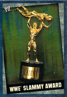 Wrestling, Catch : WWE SLAMMY AWARD (TITLE CARD, 2008) Topps, Slam, Attax, Evolution, Trading Card Game, 2 Scans TBE - Tarjetas