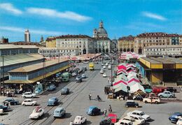 01829 "TORINO - IL GRANDE MERCATO DI PORTA PALAZZO" ANIMATA, AUTO. CART NON SPED - Piazze