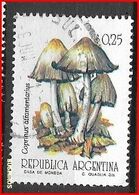 ARGENTINA 1992 Fungi   USED  NO WM GJ  2592 - Gebruikt