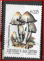 ARGENTINA 1992 Fungi   USED  NO WM GJ  2592 - Oblitérés