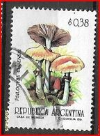 ARGENTINA 1992 Fungi   USED  NO WM GJ # 2593 - Used Stamps