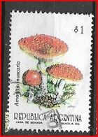 ARGENTINA 1993 Mushrooms & Fungi    USED  NO WM GJ # 2599 - Oblitérés