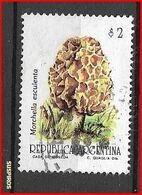 ARGENTINA 1992  Mushrooms & Fungi    USED  NO WM GJ # 2601 LAST VALUE - Oblitérés