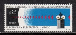 Mexico 1974 Mi# 1428 ** MNH - 1st International Congress Of Electric And Electronic Communications / Space - America Del Nord