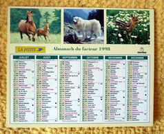 CALENDRIER PTT La Poste 1998 - Grand Format : 1991-00