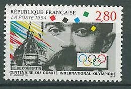 France 1994 Olympic Games, IOC Centenary Stamp MNH - Sonstige