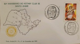 A) 1977, BRAZIL, 30 ANNIVERSARY ROTARY CLUB OF SANTO ANDRE, ECT - Other & Unclassified