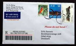 Hong Kong  Letter  To Denmark ( Lot 313 ) - Storia Postale