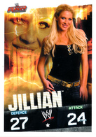 Wrestling, Catch : JILLIAN (RAW, 2008), Topps, Slam, Attax, Evolution, Trading Card Game, 2 Scans, TBE - Trading-Karten