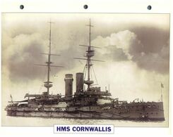 (25 X 19 Cm) (10-9-2020) - N - Photo And Info Sheet On Warship - UK Navy - HMS Cornwall - Boten