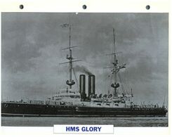 (25 X 19 Cm) (10-9-2020) - N - Photo And Info Sheet On Warship - UK Navy - HMS Glory - Boten