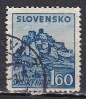 Slovacchia, 1941 - 1,60k Spissky Hrad - Nr.60 Usato° - Used Stamps