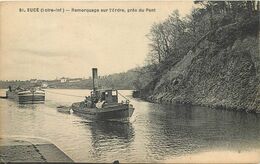 SUCE - Remoquage Sur L'Erdre, Près Du Pont (péniche Et Remorqueur) - Schlepper