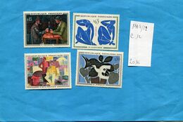 FRANCE-1961- 1ère Série Des Tableaux-Cézanne-Matisse.Braque-de Le Fresnaye  N° 1319.22 *** Impec Sans Ch--cote 12 Eu - Sonstige & Ohne Zuordnung