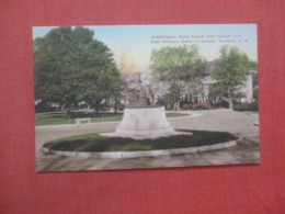 Hand Colored  ---- Duke University     Washington Duke Statue     Durham    North Carolina        Ref  4360 - Durham