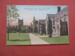 Hand Colored  ---- Duke University      Crowell Tower Kilgo House & The Uni    Durham    North Carolina        Ref  4360 - Durham