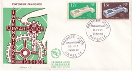 POLYNESIE - FDC OIT - Cartas & Documentos