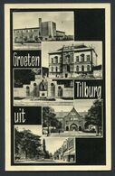 Groeten Uit Tilburg - Stamp 1956 - NOT Used  , 2 Scans For Condition. (Originalscan !! ) - Tilburg