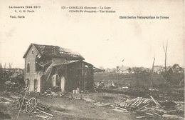 80 - COMBLES - La Gare Détruite Durant La Guerre 1914 - 1917 - Combles