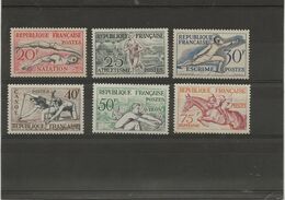 SERIE J.O D'HELSINKI - N° 960 A 965 NEUF SANS CHARNIERE - ANNEE 1953 - COTE : 85 € - Nuovi