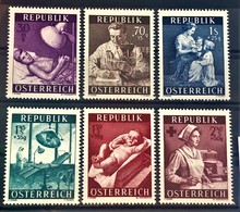 AUSTRIA 1954 - MNH - ANK 1008-1013 - Complete Set! - Ongebruikt