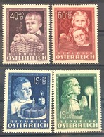 AUSTRIA 1949 - MNH - ANK 941-944 - Complete Set! - Unused Stamps