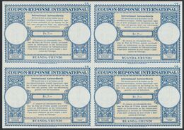 Ruanda-Urundi - Coupon-réponse International (CRI) : Modèle De Londres (Décembre 1960) : Bloc De 4 Non Découpés, Neuf RR - Interi Postali