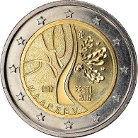 Estonia, 2 Euro, Route Vers L'indépendance, 2017, SPL, Bi-Metallic - Estland