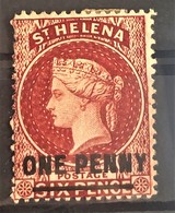 ST. HELENA 1863 - MLH - Sc# 8 - 1d - Isla Sta Helena
