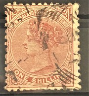 NEW ZEALAND 1882 - Canceled - Sc# 67 - 1sh - Used Stamps