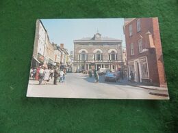 VINTAGE UK WALES: CARMARTHEN Guildhall Colour Cars Shops 1986 - Carmarthenshire