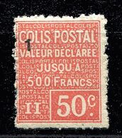 France Colis Postaux *  N° 72 - Sonstige & Ohne Zuordnung
