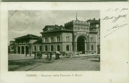 RIVOLI ( TORINO ) STAZIONE FERROVIARIA - FINE 800 - SPEDITA  (BG5652) - Rivoli