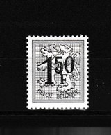 *  Y&T 1518 MI 1579 Nombre Sur Lion Héraldique  « Belgique »  12/63A - 1977-1985 Cifra Su Leone