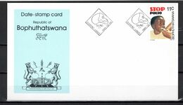 AFRIQUE DU SUD BOPHUTHATSWANA  N°  133   CARTE PREMIER JOUR   COTE ? €  SANTE DES ENFANTS - Bophuthatswana