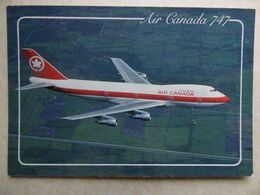 AIRLINE ISSUE / CARTE COMPAGNIE    AIR CANADA  B 747 - 1946-....: Ere Moderne