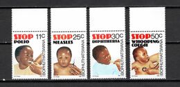 AFRIQUE DU SUD BOPHUTHATSWANA  N° 133 à 136   NEUFS SANS CHARNIERE COTE 2.25€ SANTE DES ENFANTS - Bophuthatswana