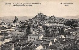 Le Puy En Velay          43       Vue Générale  Prise Du Rocher  D'Espaly            (voir Scan) - Le Puy En Velay