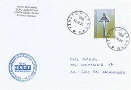 KFOR 2001 Italfor Pristina Kosovo Field Post Feldpost Peacekeeping Military Cover Local Postage. Rare - Militaria