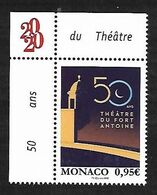 Monaco 2020 - Yv N° 3244 ** - 50 Ans Théâtre Du Fort Antoine - Unused Stamps