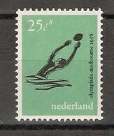 NVPH Nederland Netherlands Pays Bas Niederlande Holanda 680 MNH Waterpolo, Water Polo.1956 - Water-Polo