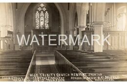 NEWPORT HOLY TRINITY CHURCH OLD R/P POSTCARD WALES - Monmouthshire