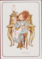 Sticker Autocollant 1980 Panini Nr. 31 - Sarah Kay Illustrator Illustrateur Vivien Kubos Enfant Girl Fille Letter - Edición  Inglesa