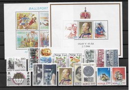 Norwegen 1988 Kpl. Jahrgang Postfrisch ** - Full Years