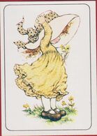 Sticker Autocollant 1980 Panini Nr 105 - Sarah Kay Vivien Kubos Illustrator Illustrateur Girl Fille Chapeau Hat Enfant - Edición  Inglesa