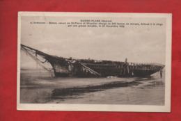 CPA  -  Quend Plage    -(Somme) - L'Anémone - Bateau Venant De St Pierre Et Miquelon Chargé De 240 Tonnes De Morues .... - Quend