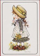Sticker Autocollant 1980 Panini Nr 62 - Sarah Kay Vivien Kubos Illustrator Illustrateur Fille Girl Enfant Hat Chapeau - Edición  Inglesa